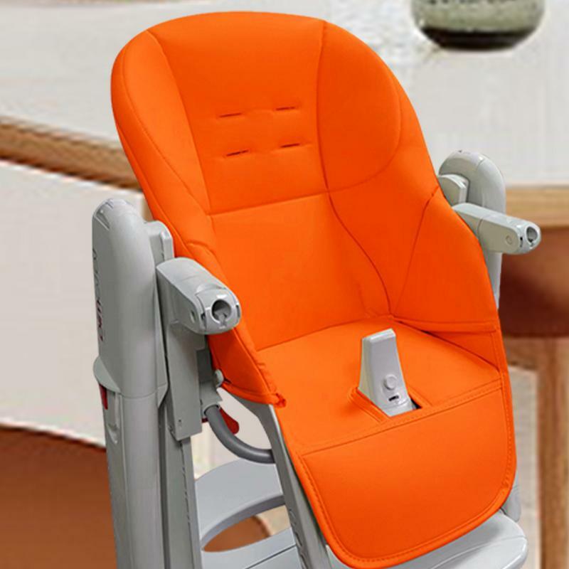 وسادة كرسي مرتفع من الجلد الصناعي ، ناعمة ومريحة ، غطاء مقعد أطفال ، إسفنجة ، سهلة التركيب ، جديدة
