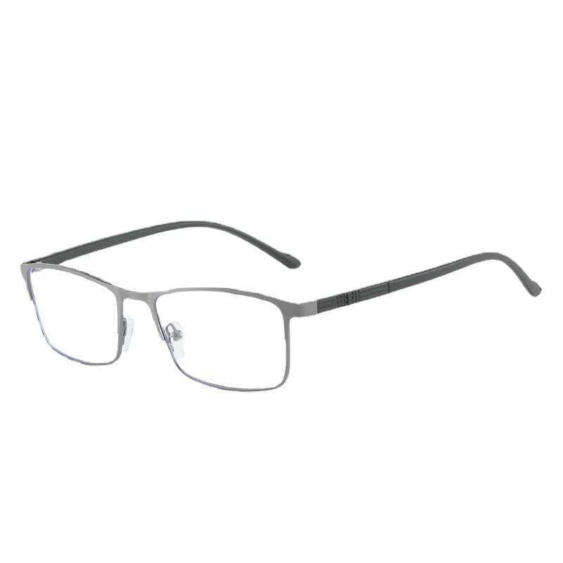 الترا خفيفة قصر النظر نظارات الرجال نظارات الضوء الأزرق كامل الإطار الفولاذ المقاوم للصدأ الأعمال قصر النظر نظارات مع درجة 0 To -6.0