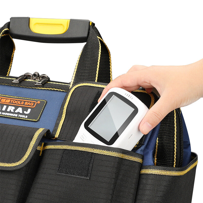 متعددة الوظائف أداة حقيبة 1680D أكسفورد القماش كهربائي حقيبة ، متعددة جيب مقاوم للماء مكافحة سقوط حقيبة التخزين