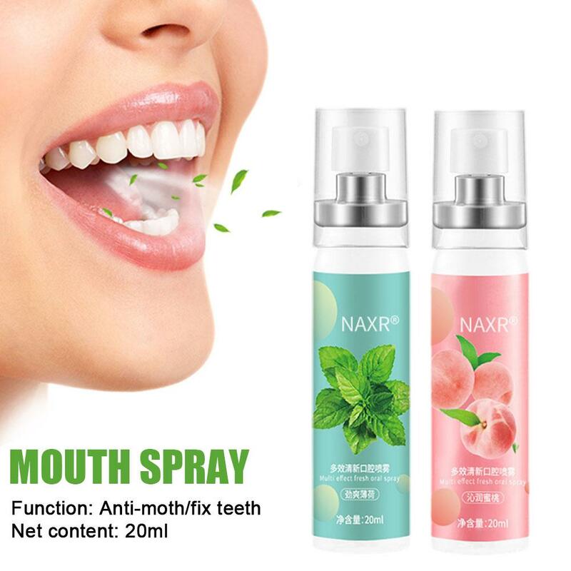 رذاذ عن طريق الفم الطازج ، 20 مللي ، معطر الهواء ، لعلاج الفم ، رائحة ، نكهة الفاكهة ، الليتشي ، المستمر ، رائحة الفم الكريهة ، الخوخ ، f j1x2