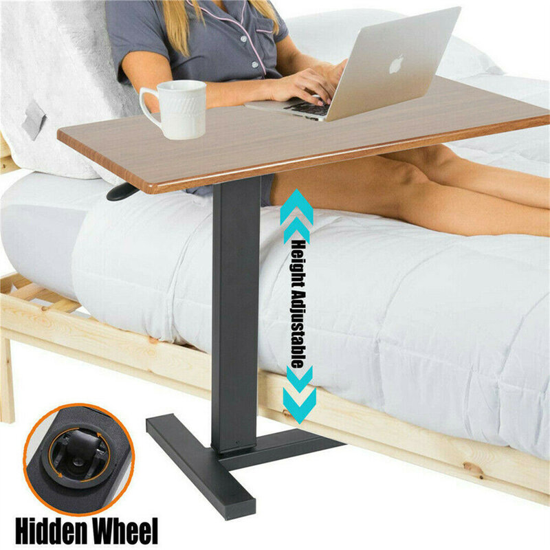 كبير المتداول Overbed مكتب للحاسوب شخصي طاولة يمكن تعديل ارتفاعها الوقوف لمستشفى الولايات المتحدة السرير السرير