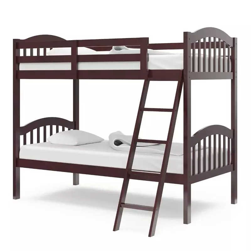 إطار سرير الأطفال ، يحول سريرين مزدوجين فرديين