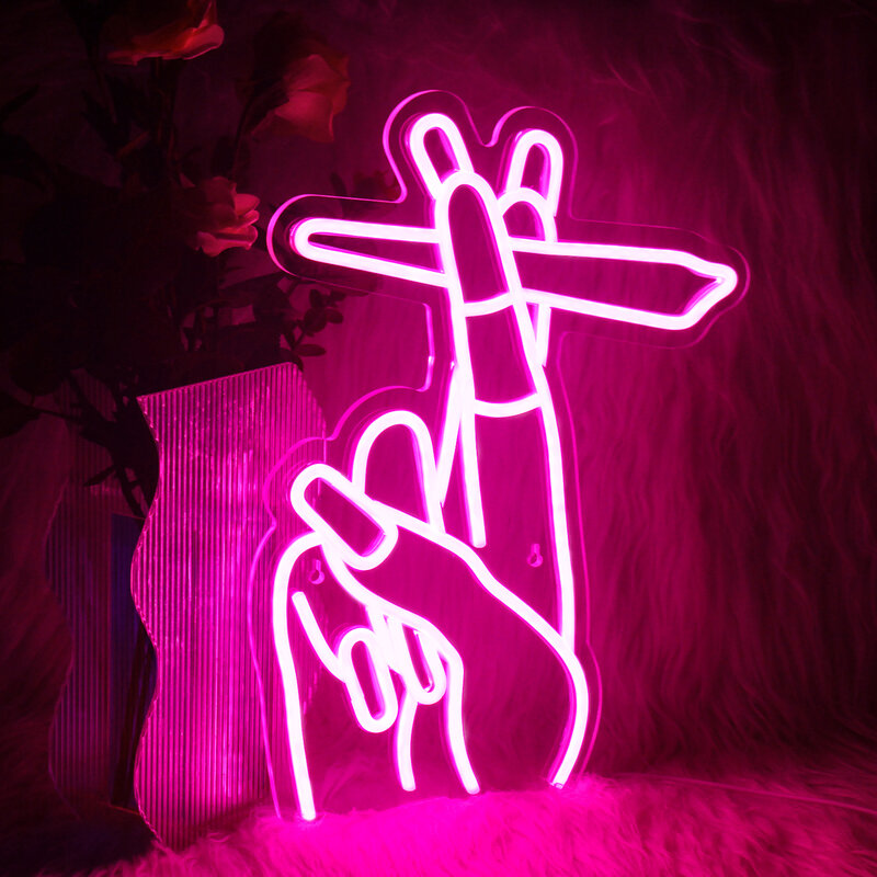 لافتة نيون وردية اللون ، ديكور جداري لغرفة LED ، مصباح يعمل بمنفذ USB ، تصميم شخصي معلق ، مصباح فني للحفلات ، المنزل ، البار ، هدية النادي