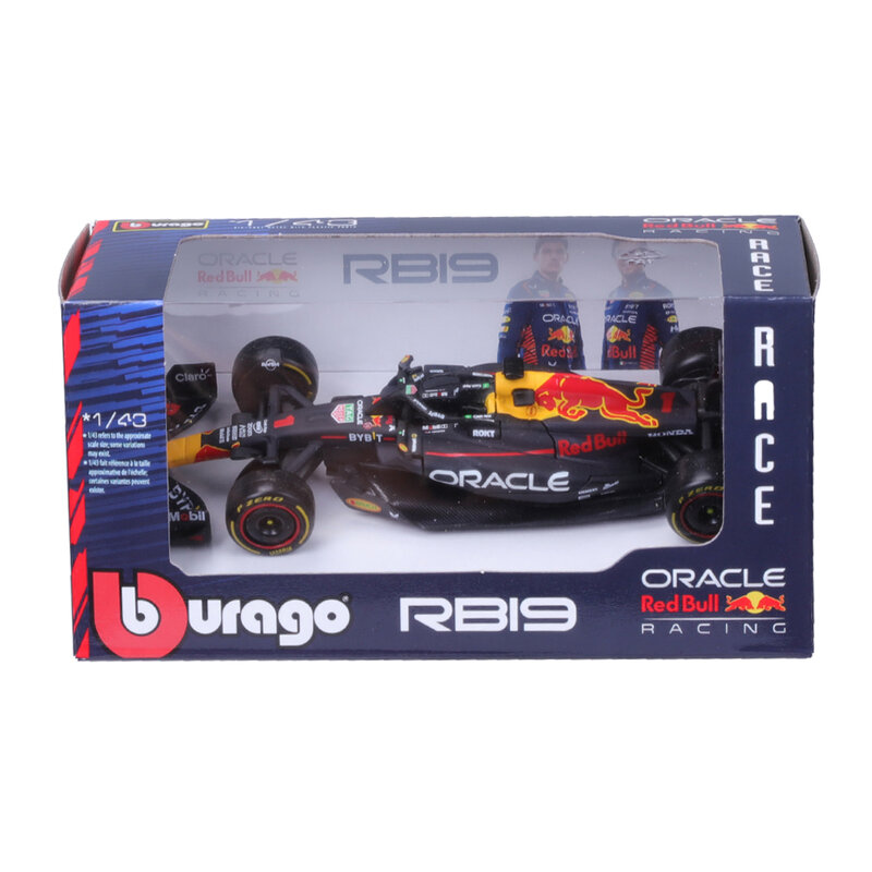 Bburago-نموذج سيارة من سبيكة سباق ريد بول ، لعبة F1 ، نسخة RB19 2023 ، Verstappen 11 ، بيريز بيريز ، النسخة العادية ، 1:43