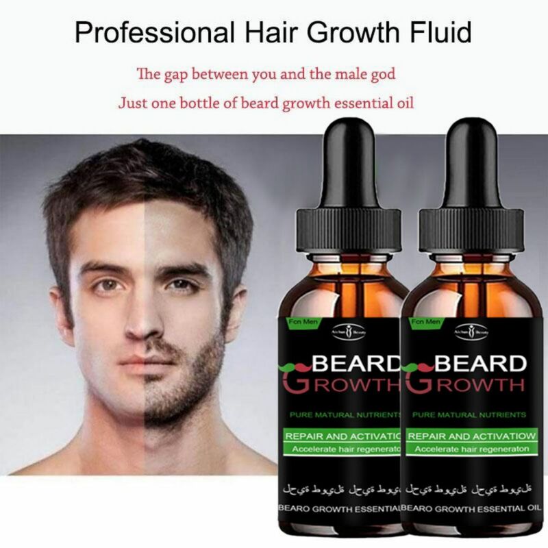 10 مللي TRSTAY الرجال نمو اللحية النفط سريع نمو اللحية مكافحة الثعلبة منتجات فقدان الشعر