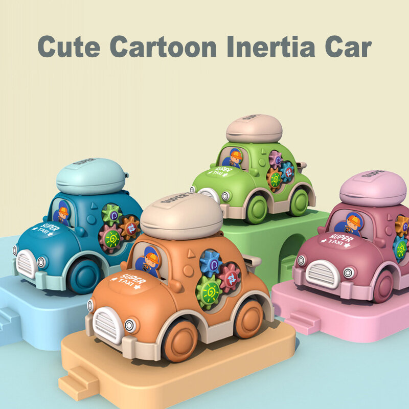 سيارة الجمود الكرتونية اللطيفة ، سيارة تخزين متعددة الوظائف الانزلاق ، ألعاب الأطفال ، هدية عيد ميلاد الطفل