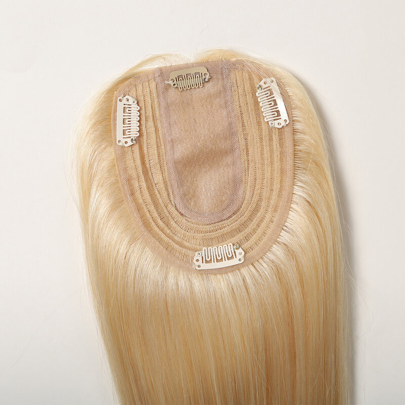 ريمي شقراء الشعر البشري القبعات العالية للنساء السود ، مقطع قاعدة الحرير ، قطع الشعر ، الجزء الأوسط ، 100%