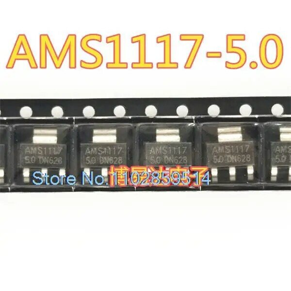 20 قطعة/الوحدة AMS1117-5.0V SOT223 AMS1117-5.0