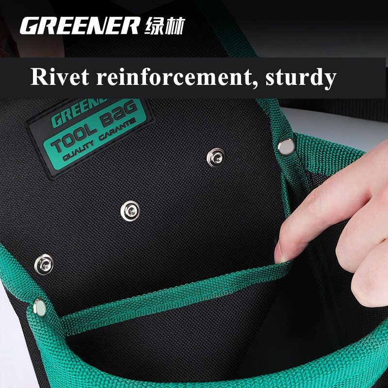 حقيبة تخزين أكثر اخضرارا متعددة الوظائف أكسفورد القماش الخصر حزمة الأجهزة أداة إصلاح جيب وجع المنزلية حزام كماشة كهربائي