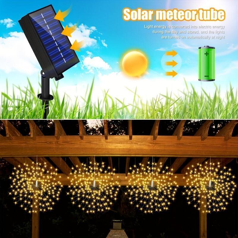 توفير الطاقة أدى أضواء المكونات الأرضية الشمسية ، في الهواء الطلق ، للماء ، الألعاب النارية ، الأسلاك النحاسية