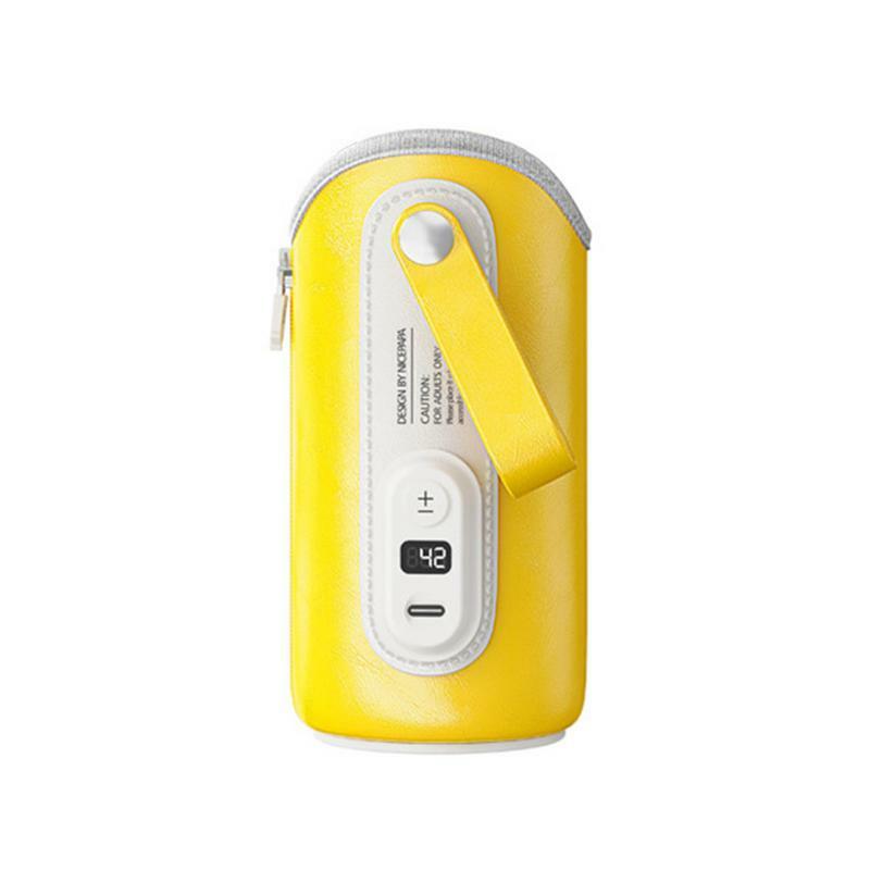 المحمولة زجاجة الحليب USB الطفل زجاجة غطاء التدفئة مكافحة السمط مكافحة زلة العزل حقيبة دفئا USB زجاجة الدافئة الحرارة حارس