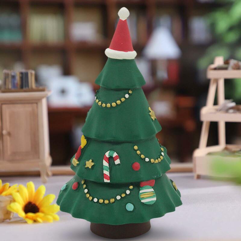 نموذج شجرة عيد الميلاد دمية ، شجرة عيد الميلاد مصغرة ، لتقوم بها بنفسك محاكاة ، المساحات الخضراء الصغيرة ، والحلي للمناظر الطبيعية الصغيرة ، 1:12