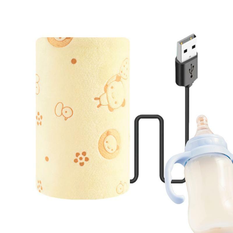 USB المحمولة زجاجة الحليب دفئا ، غطاء عازل ، كم التدفئة السريعة ، زجاجة التمريض السفر ، حارس الحرارة ، الطفل