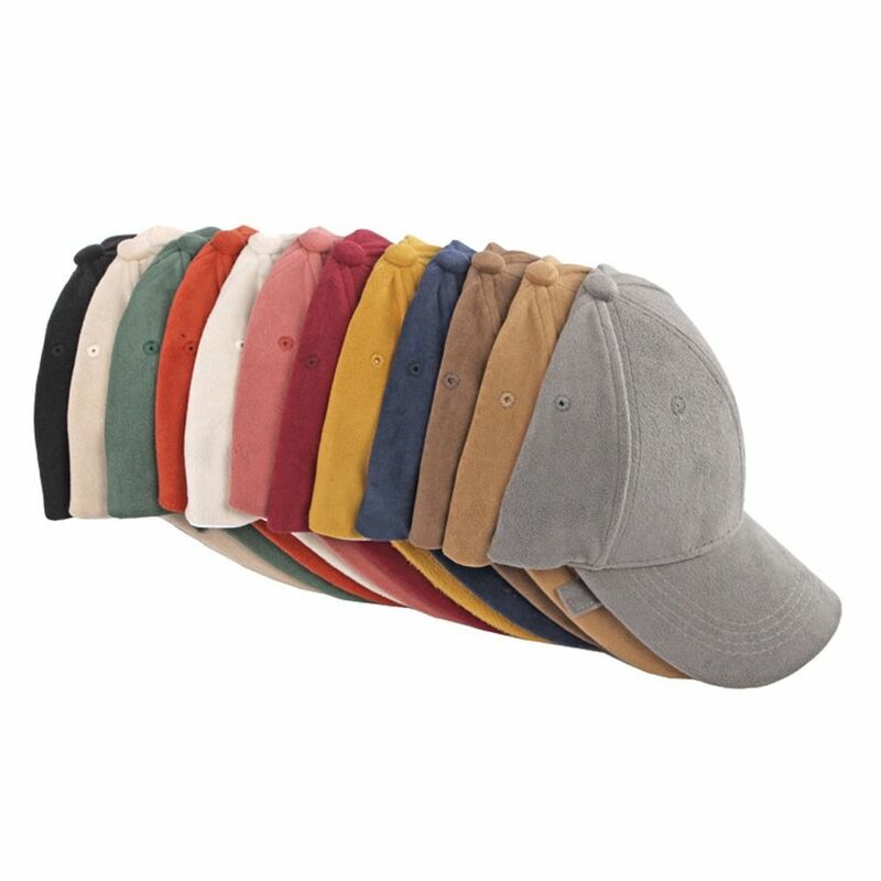 قبعات البيسبول من جلد الغزال للرجال والنساء ، قبعات أبي قابلة للتعديل ، Snapback ، الرياضة في الهواء الطلق ، الخريف ، الشتاء