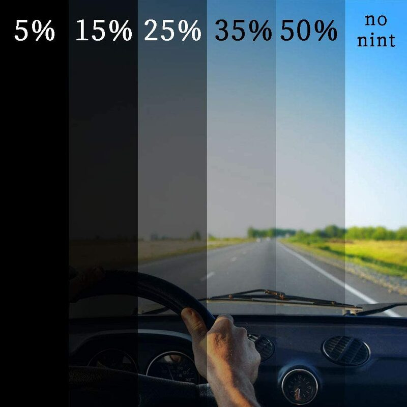 أسود نافذة السيارة رقائق تلوين فيلم ، سيارة السيارات الرئيسية زجاج النافذة ملصق الحرارة والأشعة فوق البنفسجية كتلة المهنية نافذة لاصق
