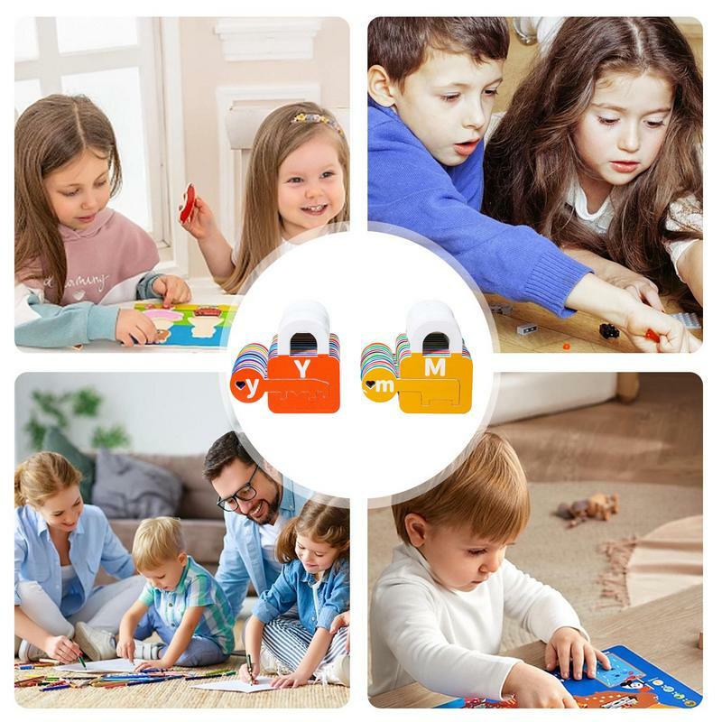 ألعاب مطابقة للعد للتعليم قبل المدرسي ، شكل القفل ، الاقتران الخشبي ، الألعاب التعليمية ، إدراك الألوان ، مونتيسوري