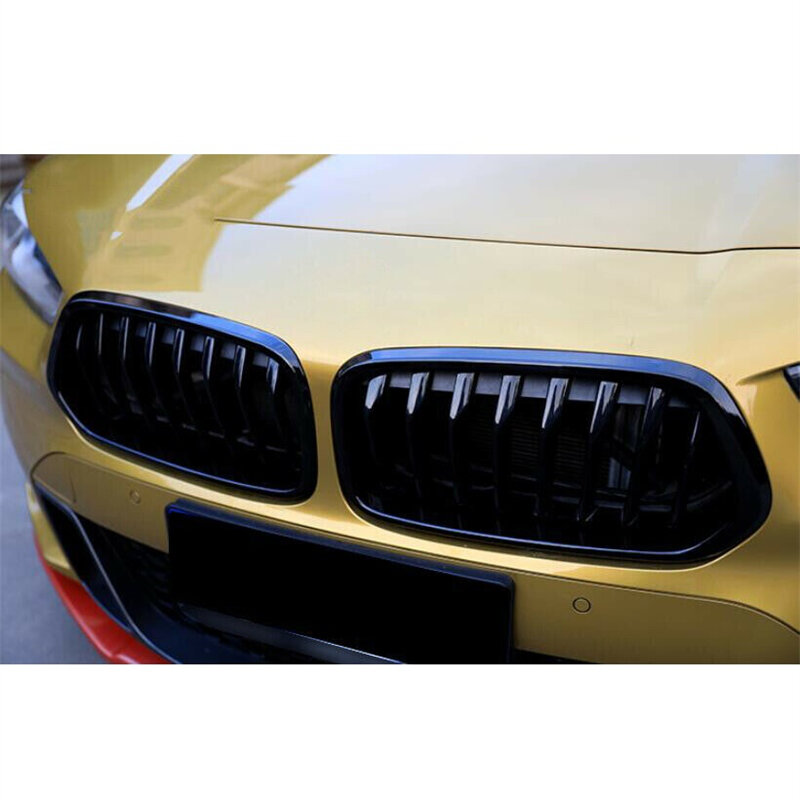 2 قطعة المصد الأمامي مصبغة غطاء الإطار الكسوة لسيارات BMW F39 X2 2018 2019 2020 2021 51712455246 51712455247