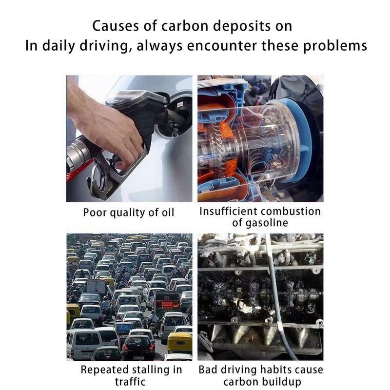 2 قطعة الوقود حاقن الأنظف 60 مللي الوقود الأنظف المضافة لمحرك السيارة نظام الوقود الأنظف وخزان نظافة الوقود الكنز