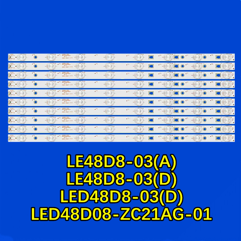شريط LED لـ 486 ، 48K5 ، U48A5 ، LE48A30N ، LE48A31 ، LE48B510F ، LE48G520N ، LE48U5000TF ، 48UF2500 ، ولي ،