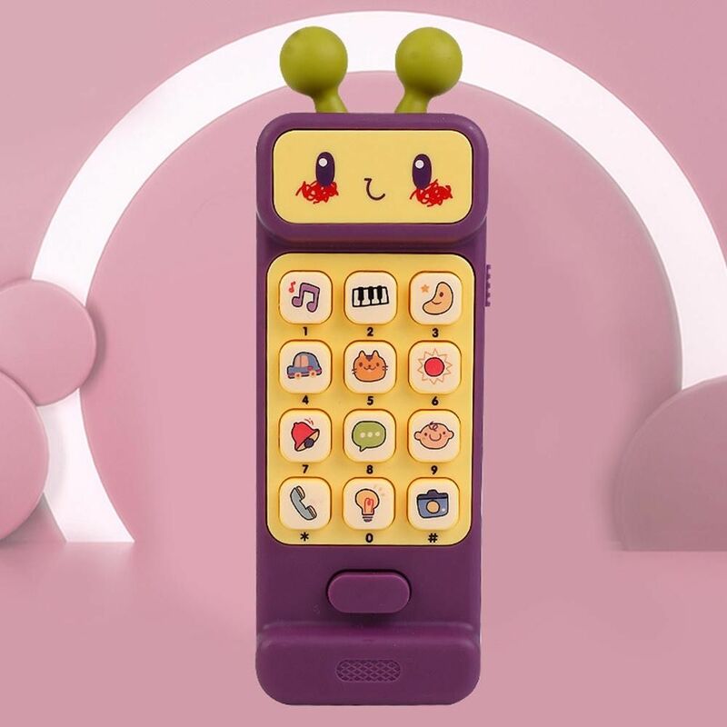 لعبة هاتف الطفل مع الموسيقى والأضواء آلة السبر لعبة النوم عضاضة للأطفال الرضع ألعاب تعليمية في وقت مبكر هدايا عيد ميلاد