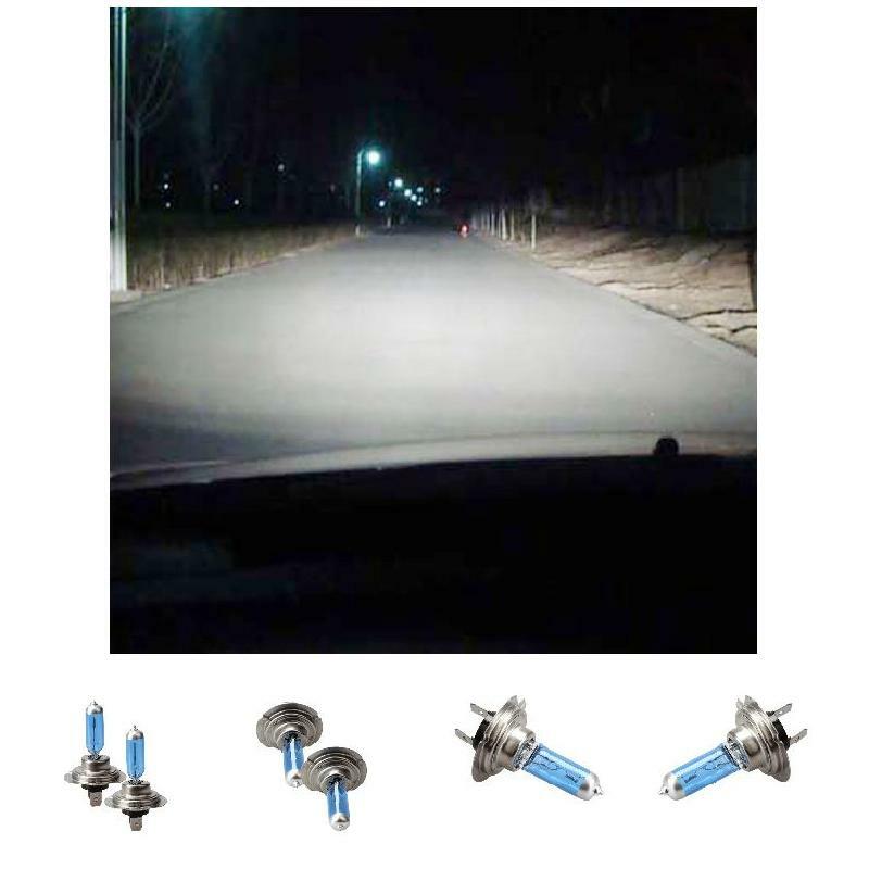 مصباح أمامي للسيارة H7 مطلي باللون الأزرق ، مصباح إضاءة هالوجين تلقائي ، 12 فولت ، 55 واط ، 2 قطعة