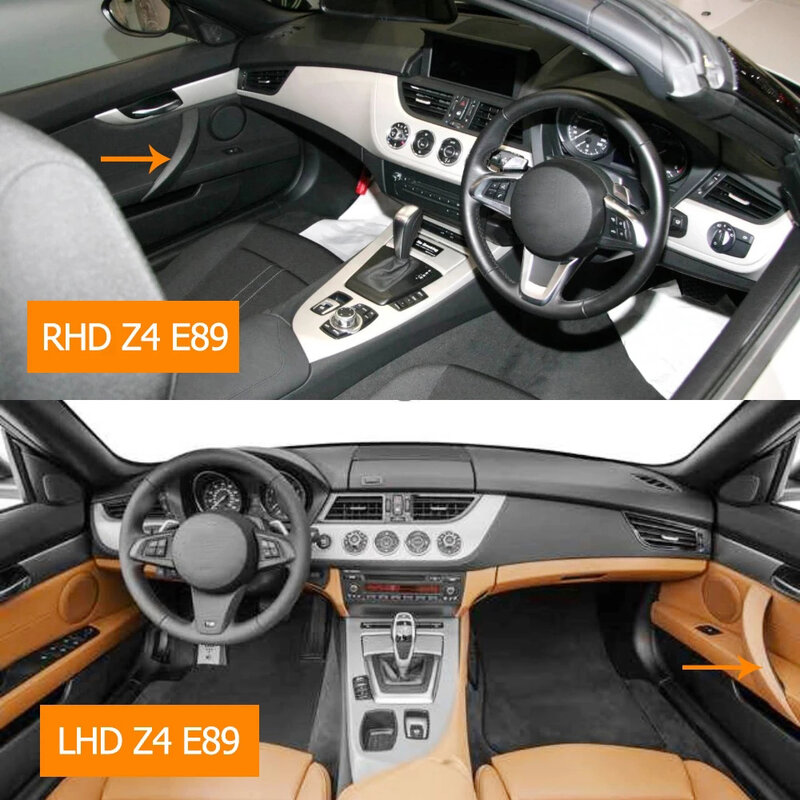 LHD اليسار RHD اليمين سيارة الداخلية الركاب مقبض سحب الباب غطاء الكسوة استبدال لسيارات BMW Z4 E89 2009-2016