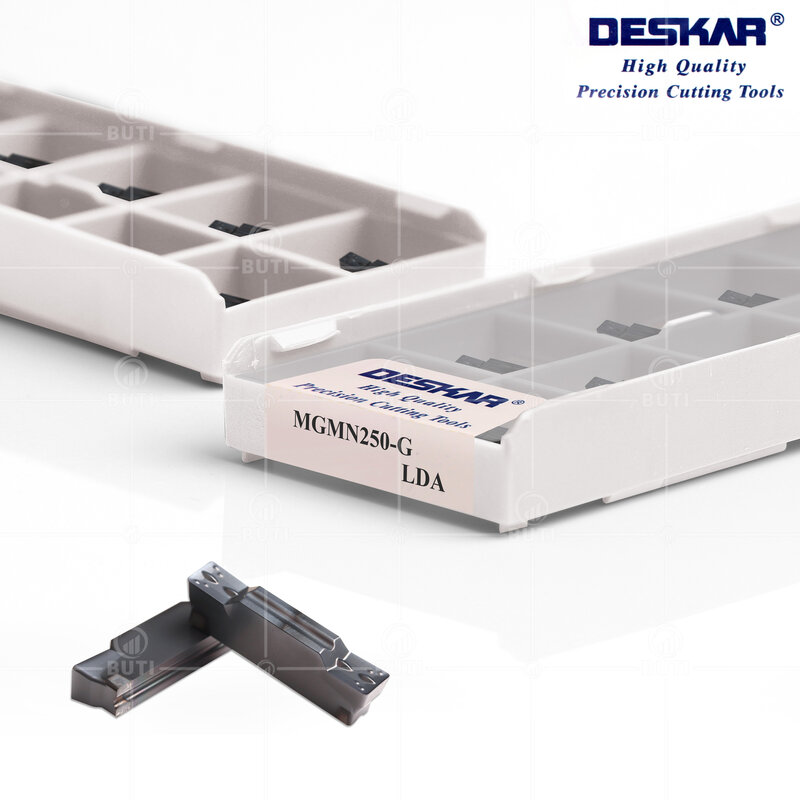DESKAR 100% الأصلي MGMN150-G 200-G 250-G 300-M 400-M 500-M LDA الحز تحول أدوات التصنيع باستخدام الحاسب الآلي مخرطة القاطع قطع إدراج كربيد