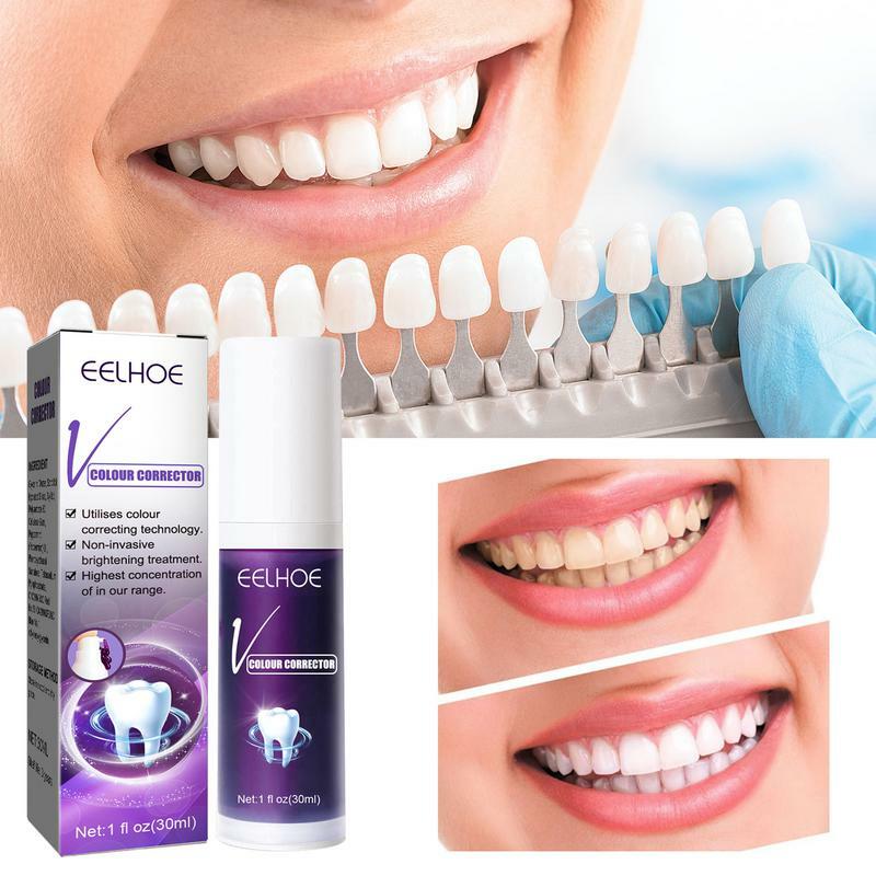 جديد معجون الأسنان لتبييض الأسنان التطهير إزالة البقع الفم التنفس المعطر تنظيف الأسنان الرعاية معاجين الأسنان 30 مللي