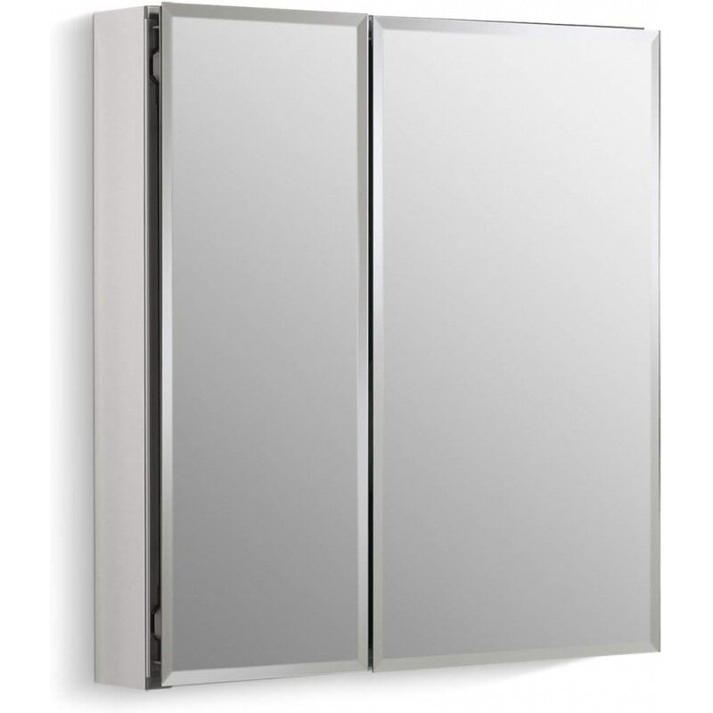 كوهلر-خزانة أدوية ببابين مع مرآة ، كابينة حائط للحمام ، راحة أو مثبتة على السطح ، 25 في x 26 في H ،