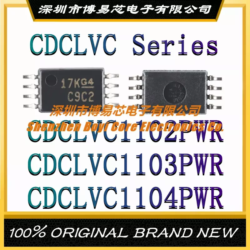 CDCLVC1102PWR CDCLVC1103PWR CDCLVC1104PWR حزمة SSOP-8 جديد الأصلي ساعة حقيقية العازلة ، سائق IC رقاقة