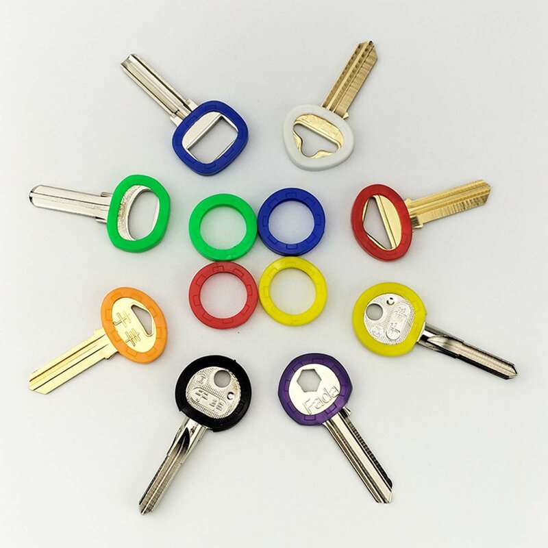 مرونة مفتاح كم بك يغطي ، العلامات الرئيسية لتحديد مفاتيح مختلفة ، 5 قطعة
