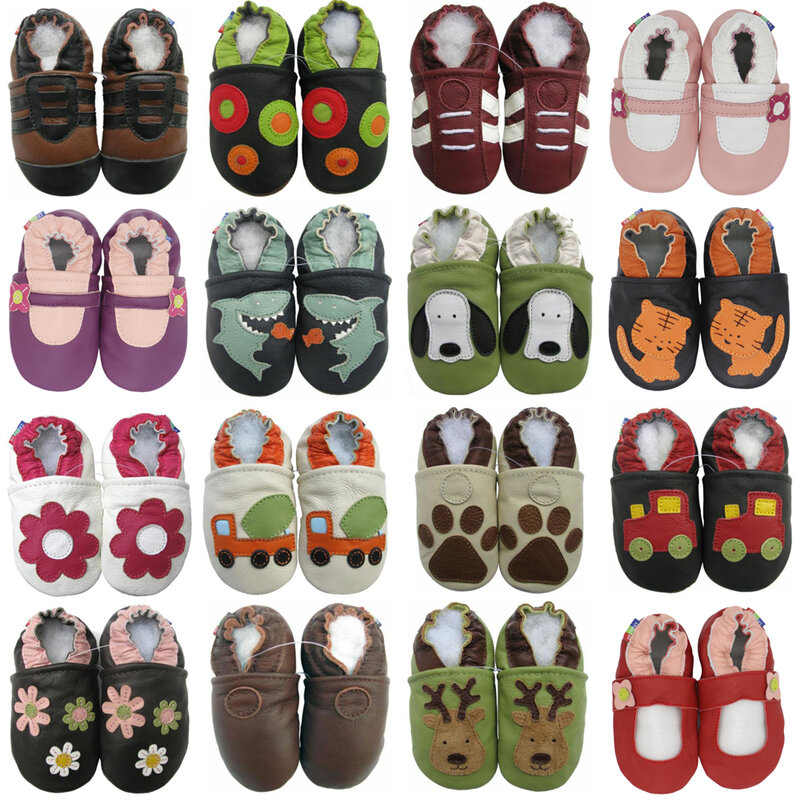 Carogarden-أحذية حديثي الولادة من الجلد الناعم للأولاد والبنات ، أحذية حديثي الولادة ، شبشب للأولاد والبنات