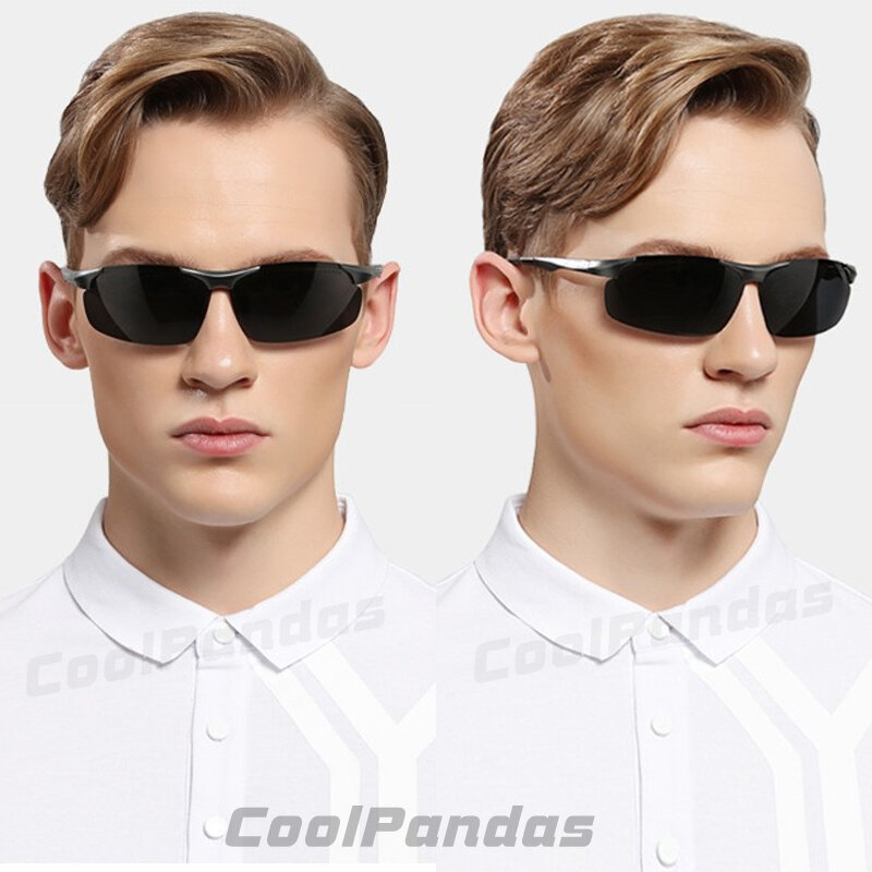 الألومنيوم HD الاستقطاب اللونية النظارات الشمسية الرجال القيادة نظارات شمسية الذكور في الهواء الطلق نظارات رياضية مكافحة الأشعة فوق البنفسجية oculos دي سول masculino