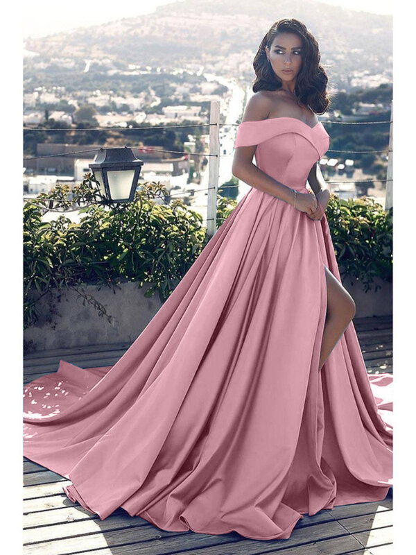 Elegantes حجم كبير فستان نسائي مثير السيدات فساتين للمناسبات الخاصة الفاخرة مساء فستان الحفلات ملابس الصيف vestidos