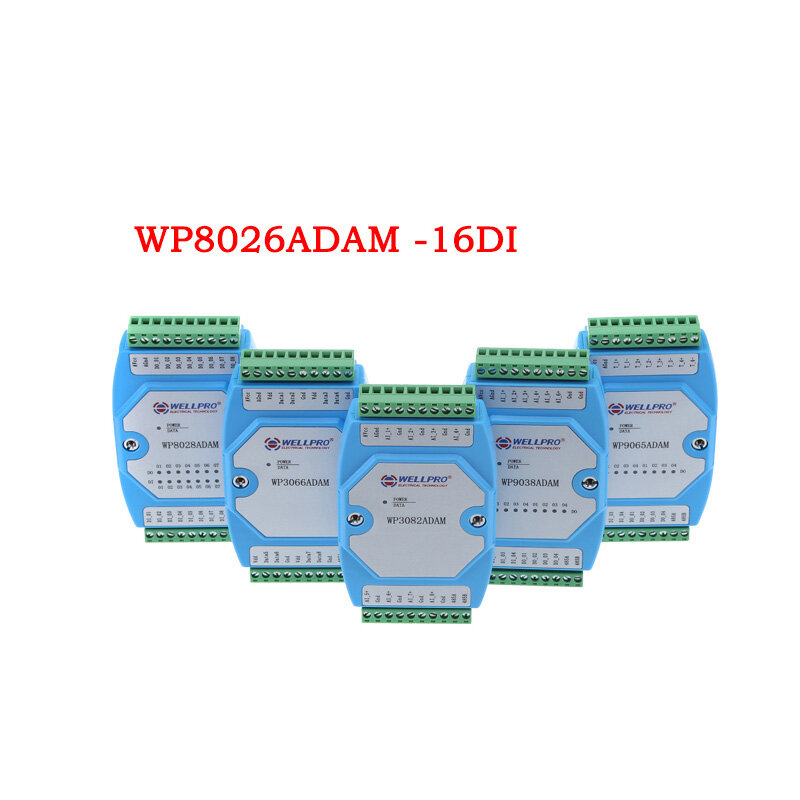 وحدة الإدخال والتبديل الرقمية ، DI MODBUS ، WP8026ADAM ، 16 قناة