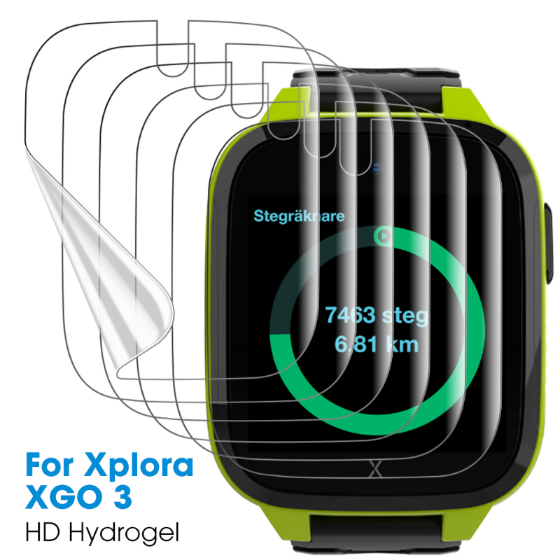 10 قطعة لينة طبقة رقيقة واقية ل XPLORA XGO 3/XG02/xنقل/X5 اللعب Smartwatch واقي الشاشة المضادة للخدش فيلم هيدروجيل