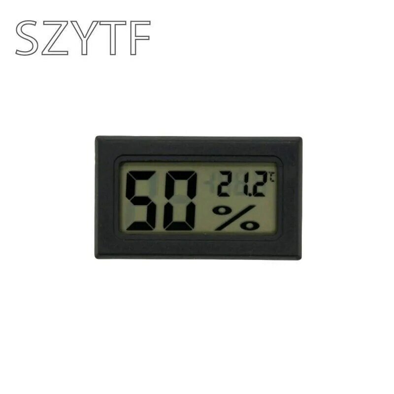 صغيرة مريحة الرقمية ترمومتر LCD الاستشعار مقياس الرطوبة الثلاجة حوض السمك رصد عرض الرطوبة الكاشف