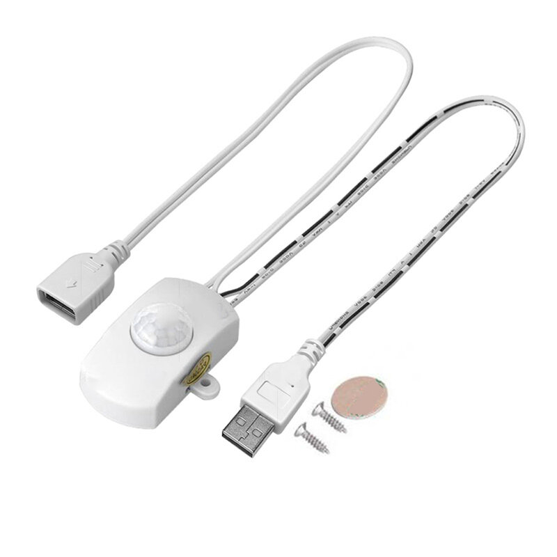 وحدة إضاءة شريط الحث الأبيض ، USB مع كابل ، أداة الحث بالأشعة تحت الحمراء ، 5 فولت ، 24 فولت ، 1