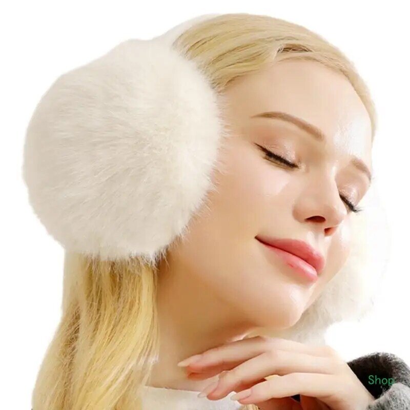 L5YC غطاء أذن قطيفة مقاوم للرياح للأطفال أغطية أذن دافئة للشتاء في الطقس البارد، أغطية أذن ناعمة