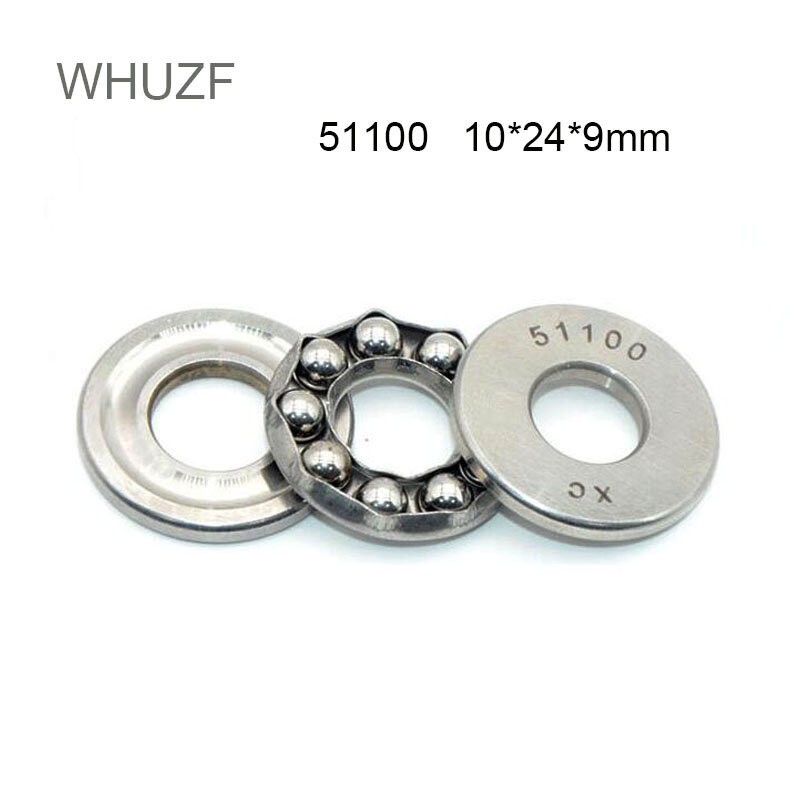 WHUZF شحن مجاني 10/20 قطعة 51100 التوجه تحمل 10*24*9 ملليمتر ABEC-1 محوري 51100 الكرات 8100 2022 حار مبيعات