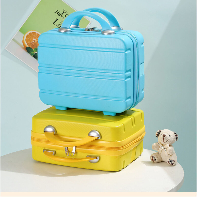 جديد 14 بوصة حقيبة مستحضرات التجميل حقيبة سفر نسائية صغيرة الأمتعة حجم المواد: 30-15.5-23cm