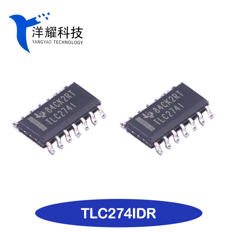 جديد الأصلي TLC274IDR TLC2741 SOP14 رباعية الاتجاه واحد العرض التشغيلية مكبر للصوت رقاقة