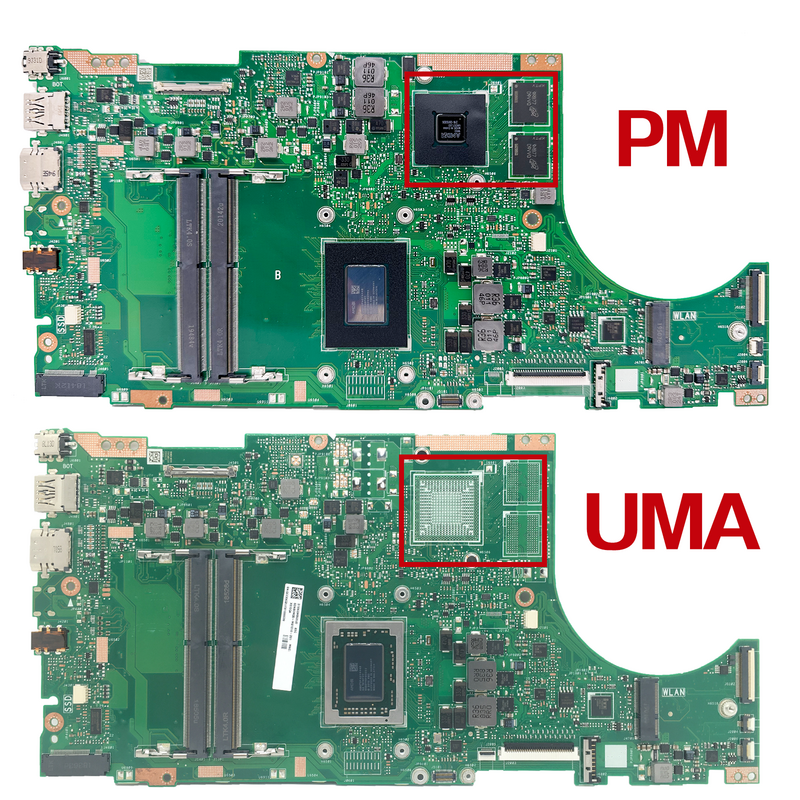 لوحة أم KEFU لـ ASUS ، لوحة رئيسية لـ ASUS A510QR ، F510QR ، A510QR ، X510QR ، X510QR ، V580Q ، كمبيوتر محمول ، UMA ، PM ، DDR4 ، اختبار