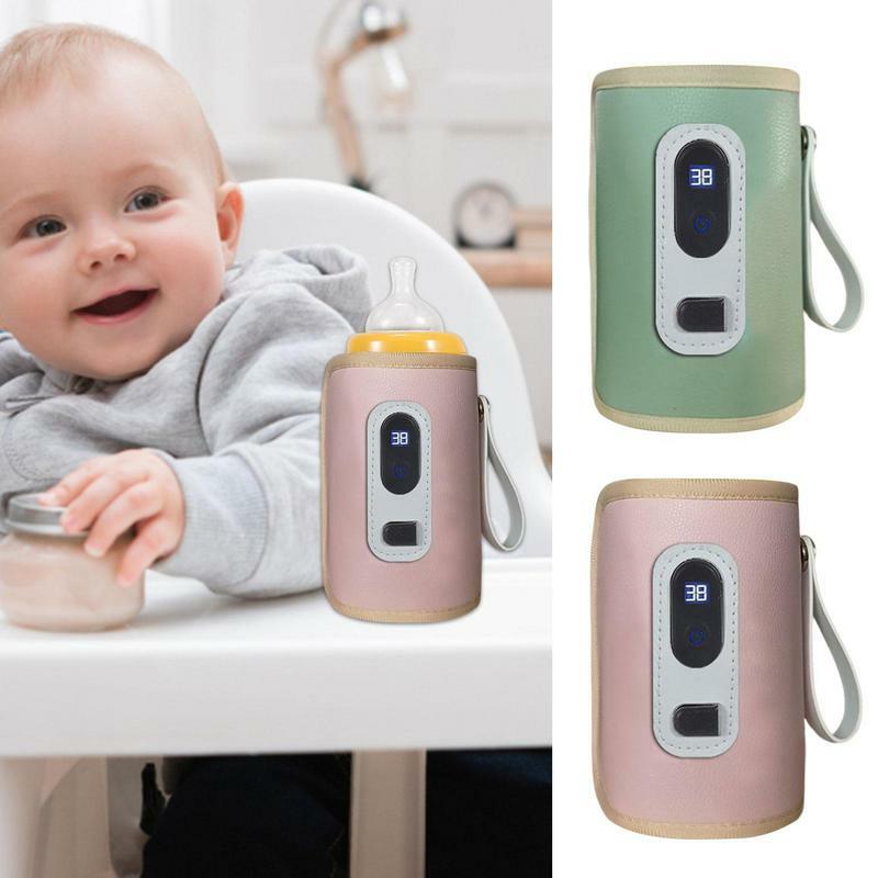 حليب الطفل الدفء حقيبة USB معزول زجاجة حقيبة المحمولة السفر الحليب الحرارة ترموستات حارس زجاجة إبقاء أكثر دفئا للسيارة تافيل