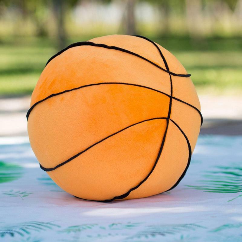 أفخم منفوش كرة السلة بلوشي وسادة ، لينة رقيق وسادة ، الإبداعية ديكور داخلي ، هدية عيد ميلاد كبيرة للأطفال ، 11"
