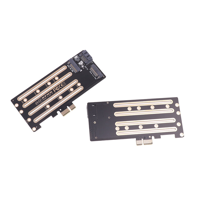 1 قطعة NVMe M.2 SSD إلى PCIe 3.0 4.0x4 ، SATA M.2 SSD إلى محول SATA ثنائي الغرض مع حامل