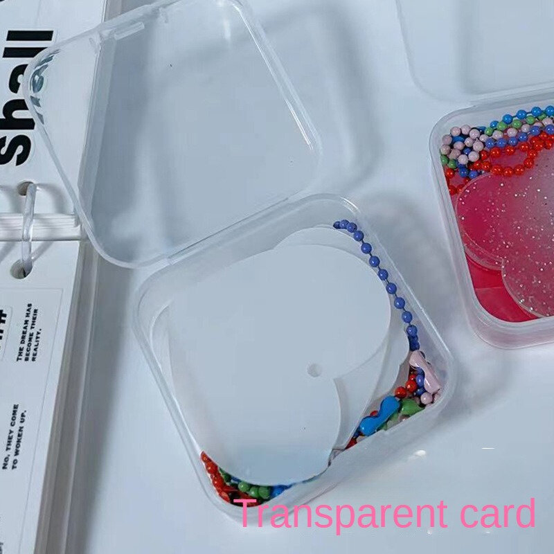 لوحة جوو بطاقة أكريليك مصنوعة يدويًا ، سلسلة طوب عالقة ، مجموعة مواد يدوية الصنع ، تدرج شفاف ، بودرة فلاش