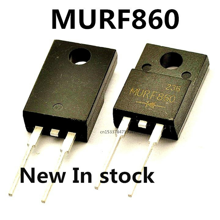 الأصلي 5 قطعة/MURF860 MURF860G TO-220F 600V 8A جديد في المخزون