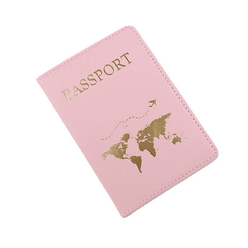 أزياء النساء الرجال غطاء جواز سفر بو الجلود خريطة نمط السفر معرف بطاقة الائتمان حامل جواز السفر حزمة محفظة محفظة أكياس
