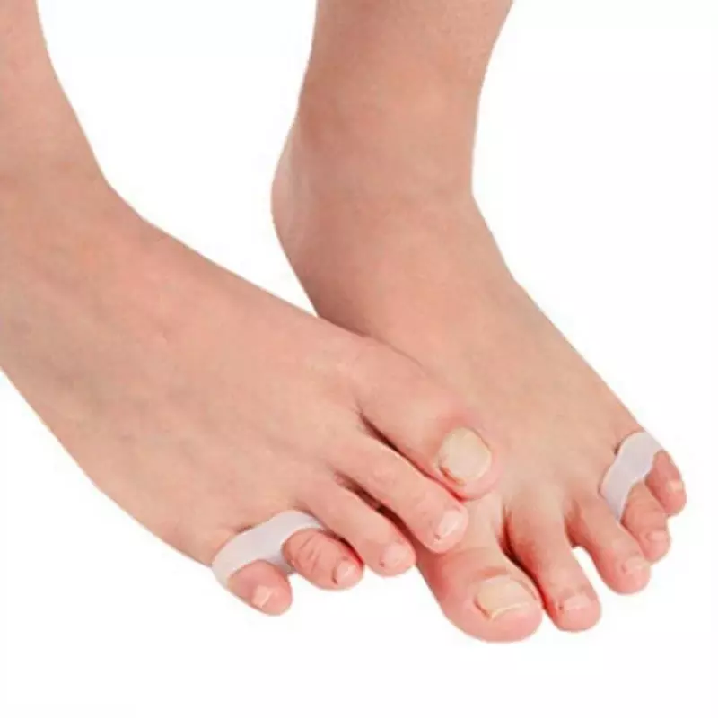 زوج واحد من السيليكون على أصابع القدم للاستخدام اليومي لتصحيح الورم والأصابع جل مفرد لأصابع القدم فاصل للأصابع